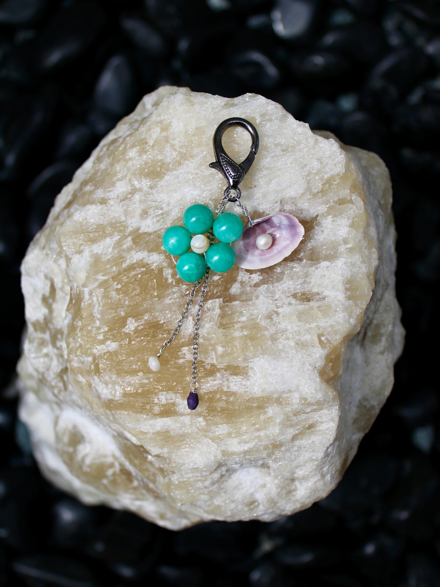 Sea beaded charm 001