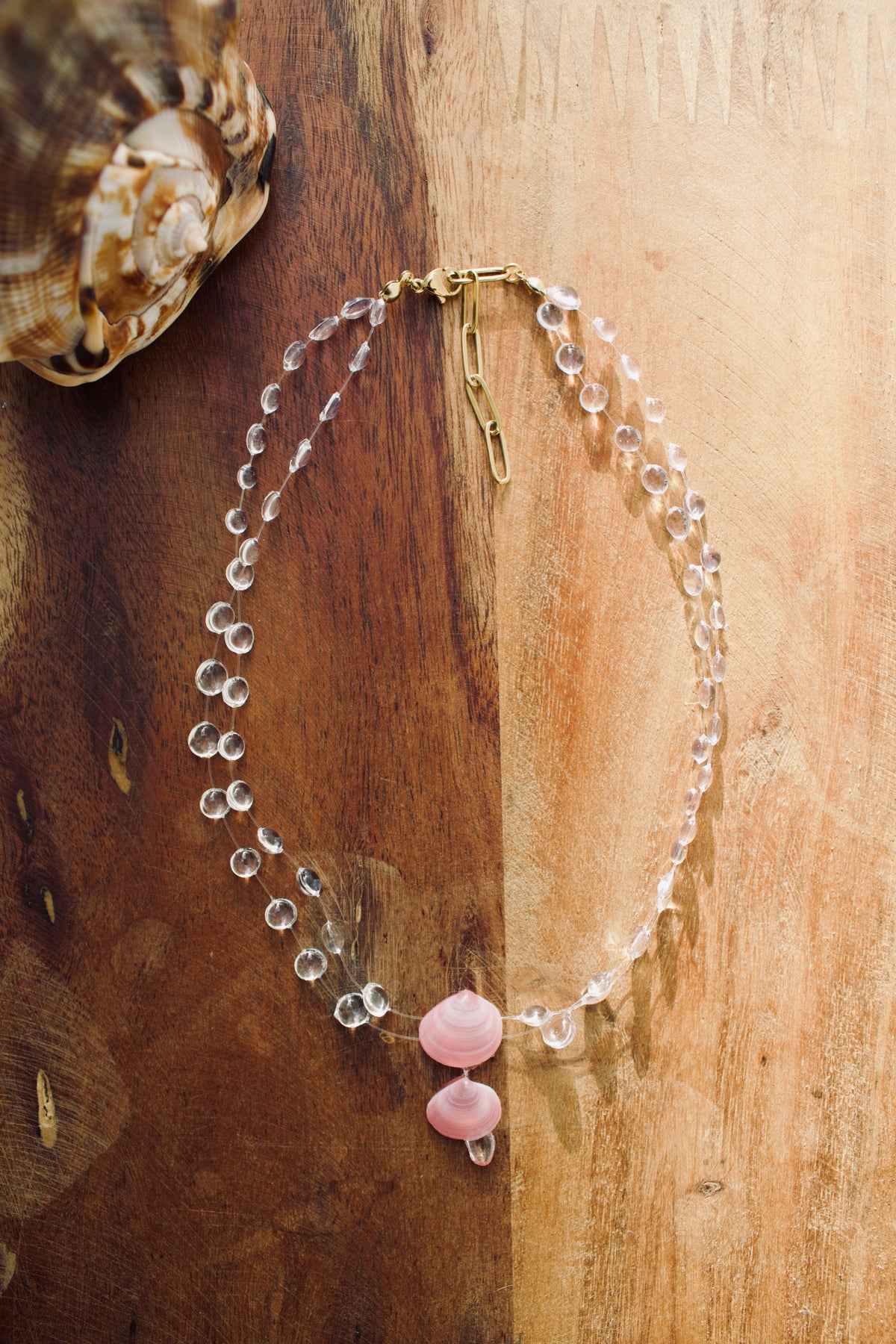 Sea shell drops Necklace