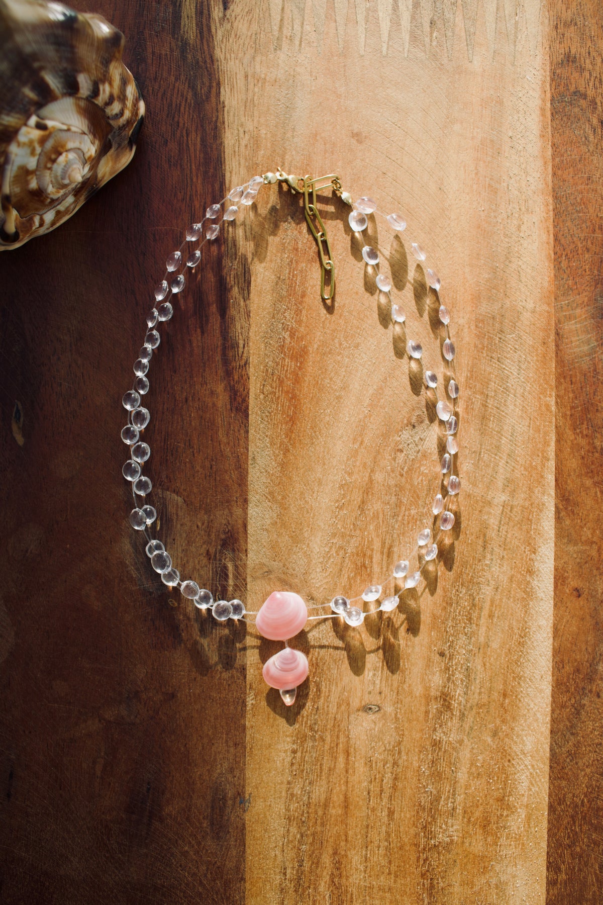 Sea shell drops Necklace