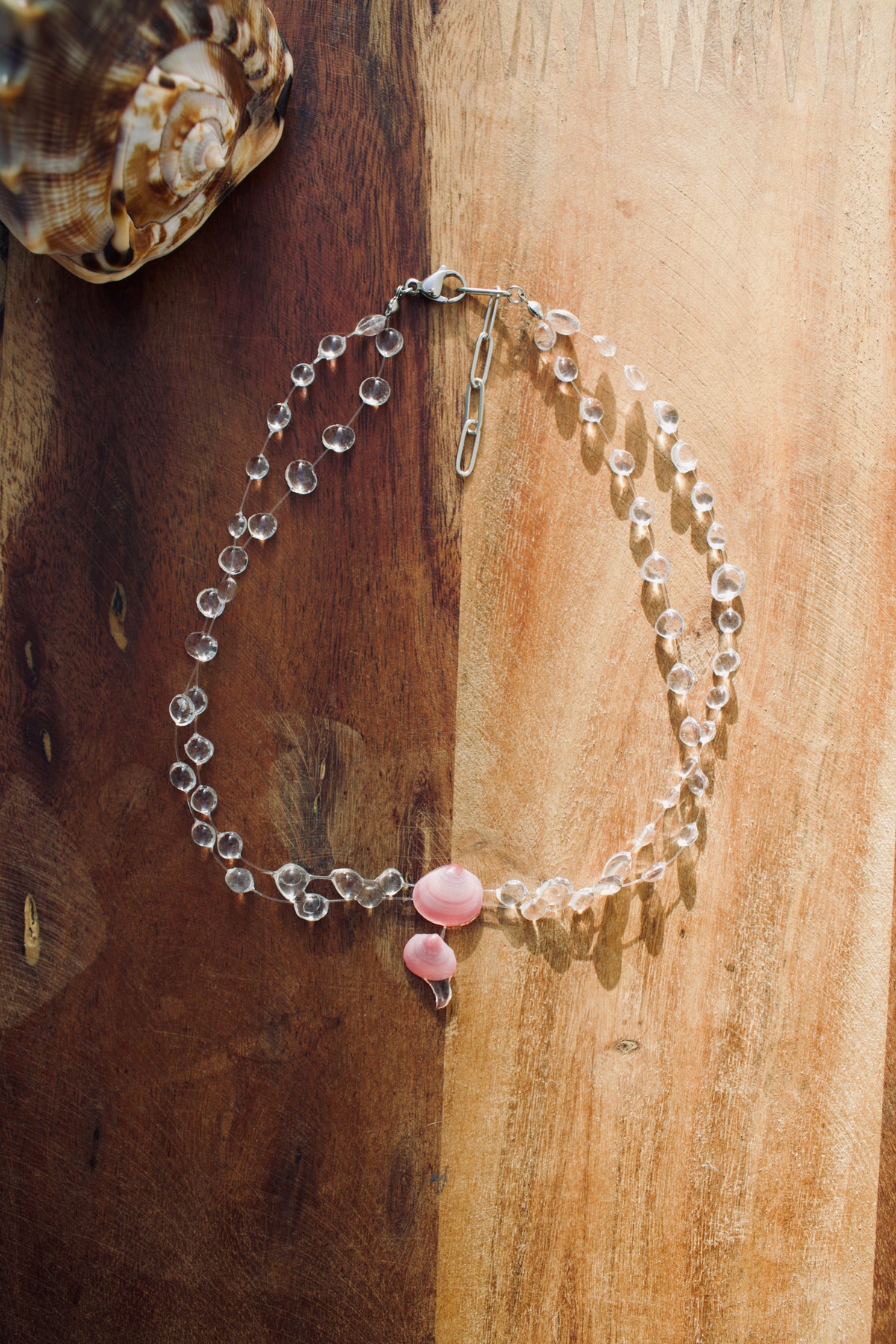 Sea shell drops Necklace