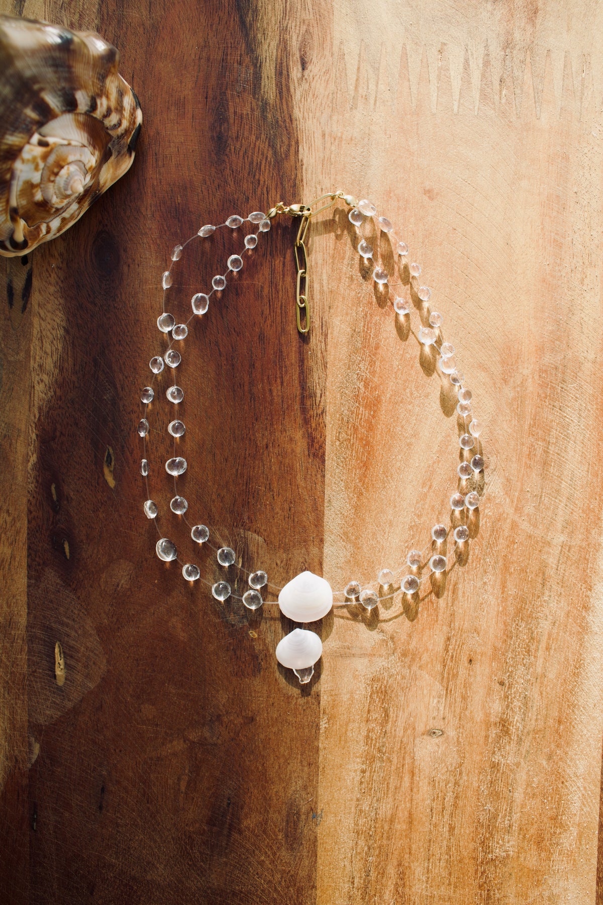 Sea shell drops Necklace