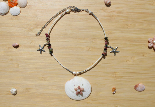 Sea shell necklace 013