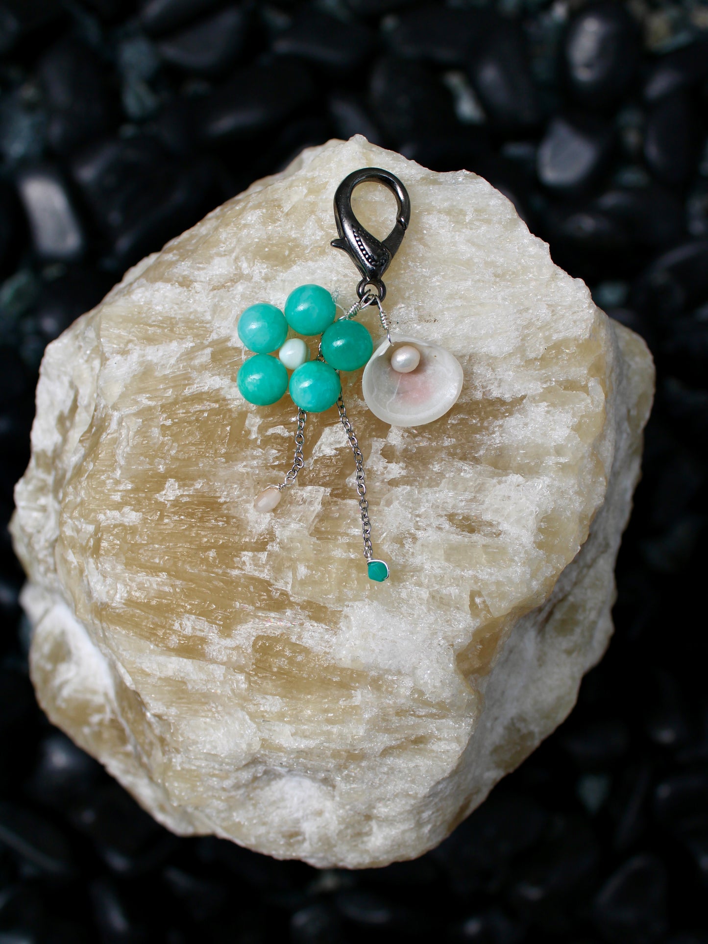 Sea beaded charm 002