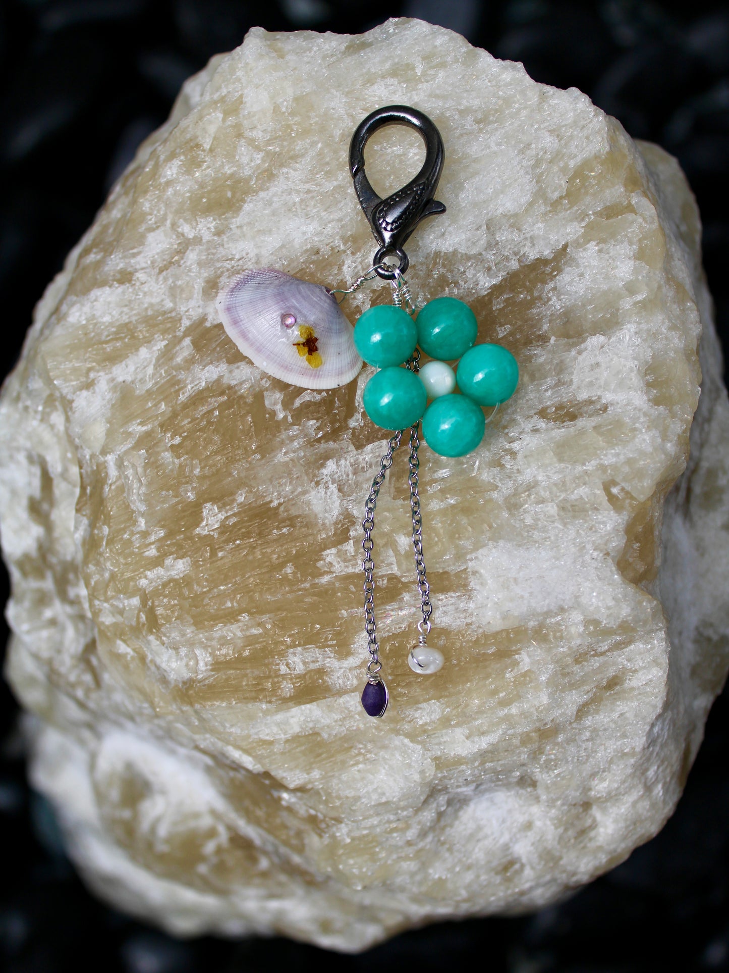 Sea beaded charm 001