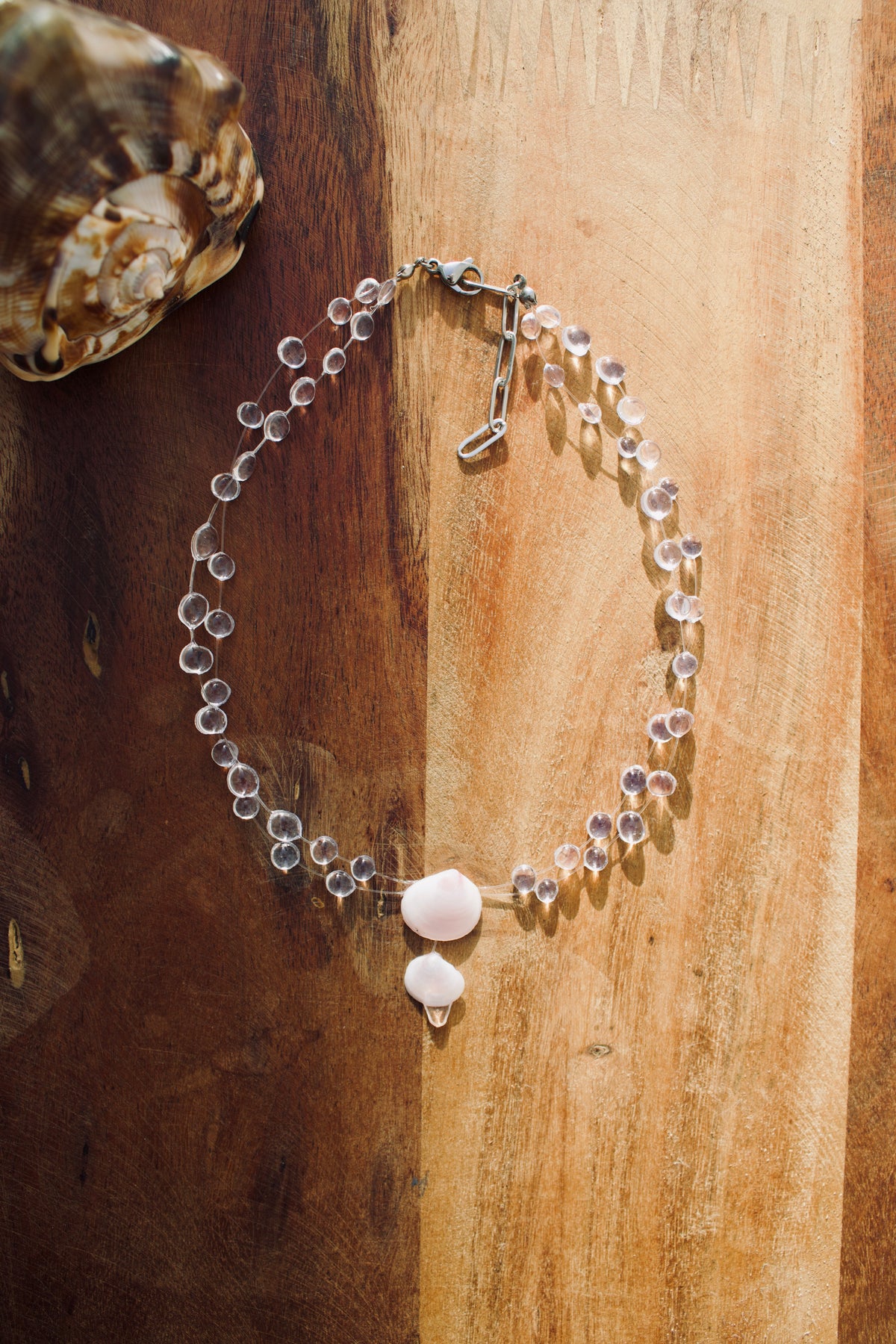 Sea shell drops Necklace