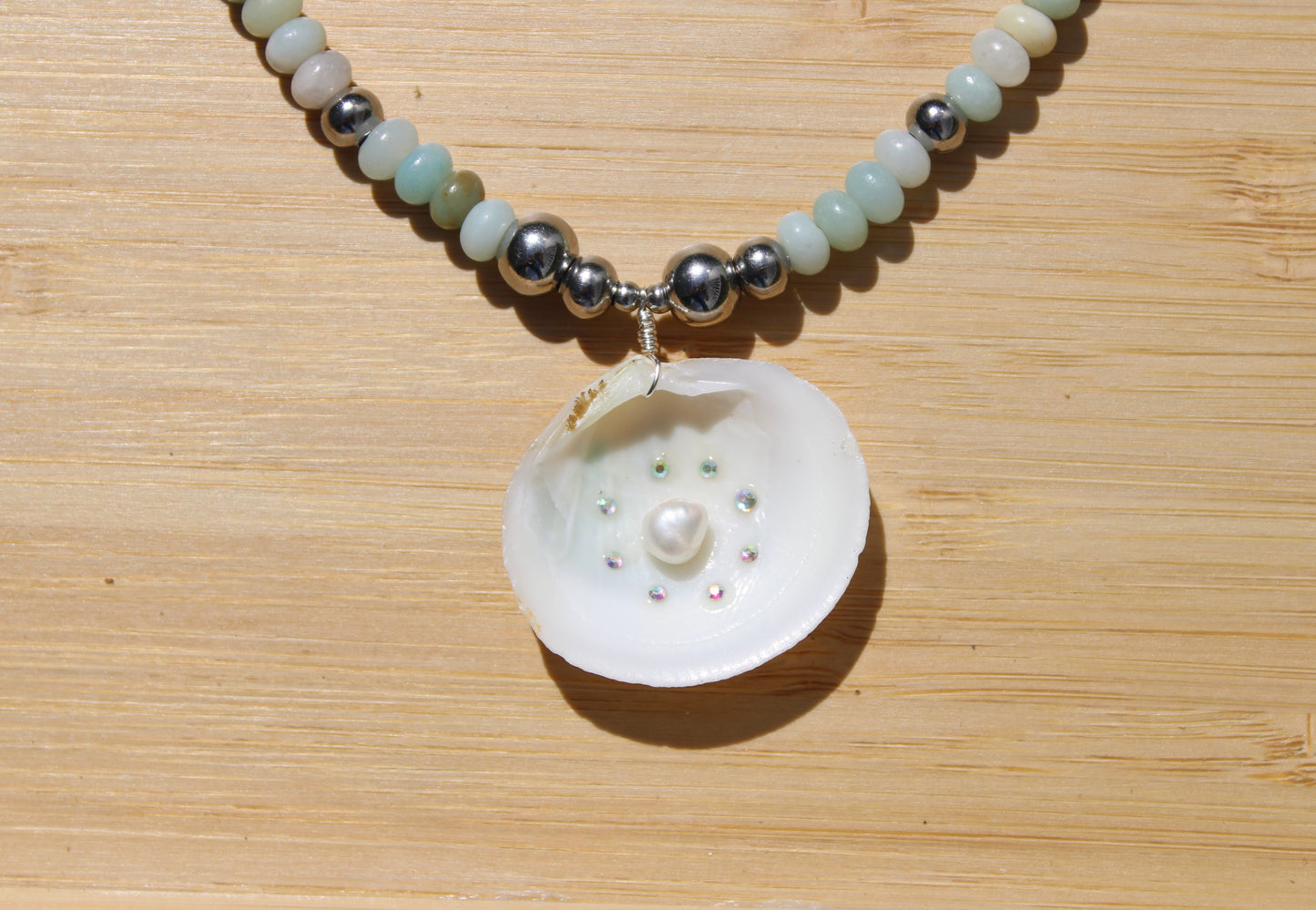 Sea shell necklace 014