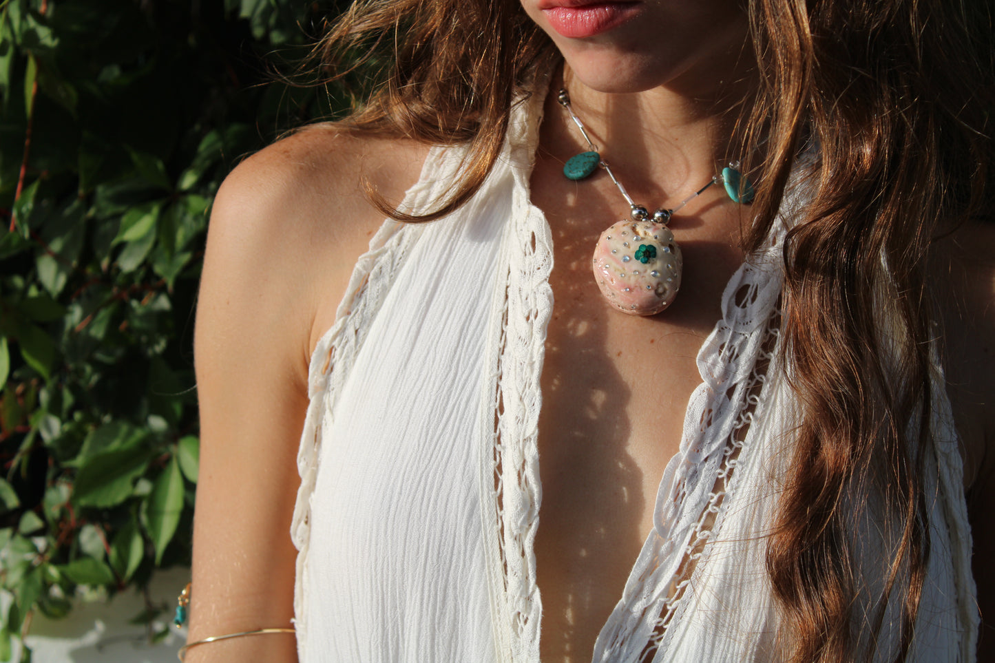 Sea shell necklace 015