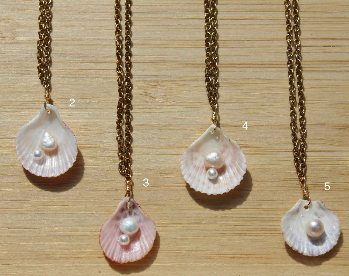 Sea shell necklace’s