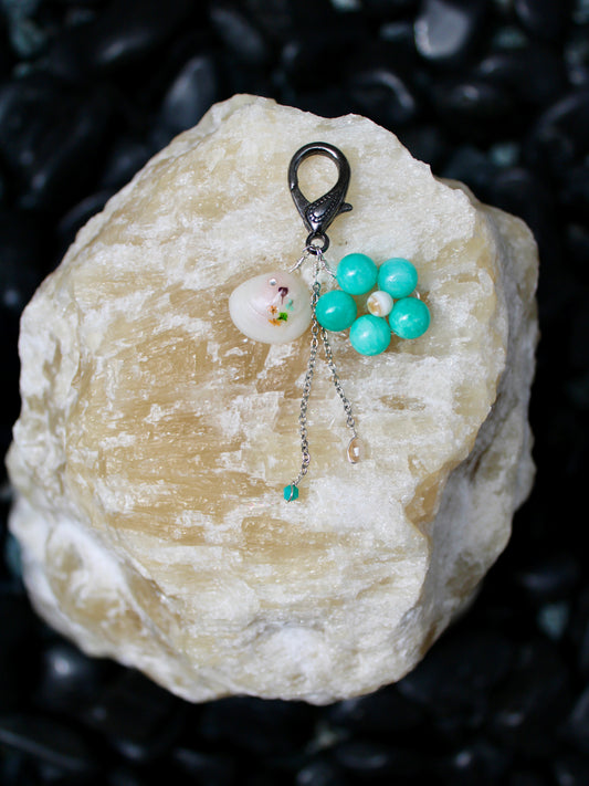 Sea beaded charm 002