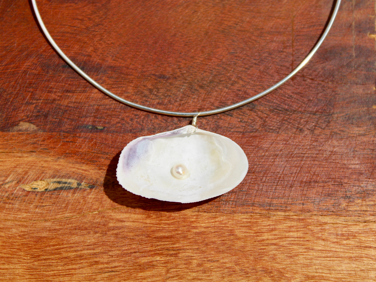 Sea shell wire choker 001