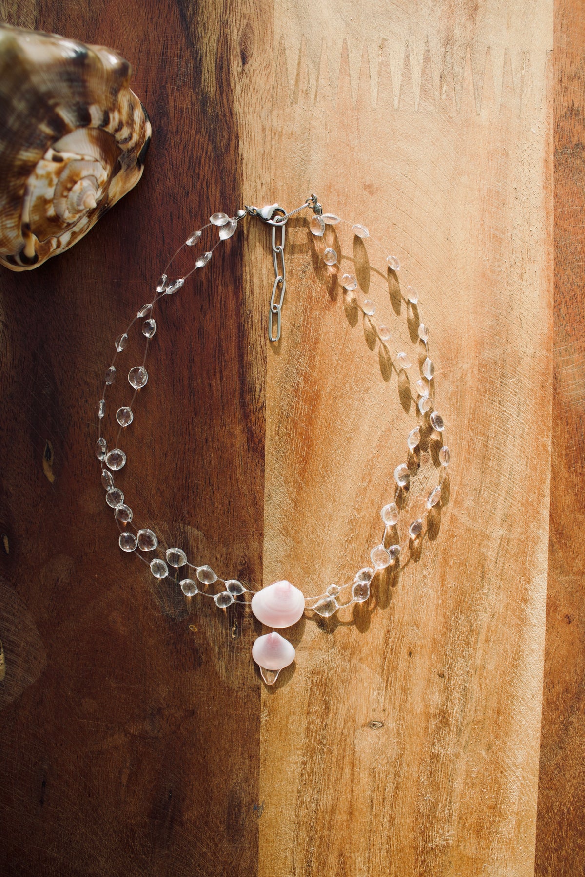 Sea shell drops Necklace