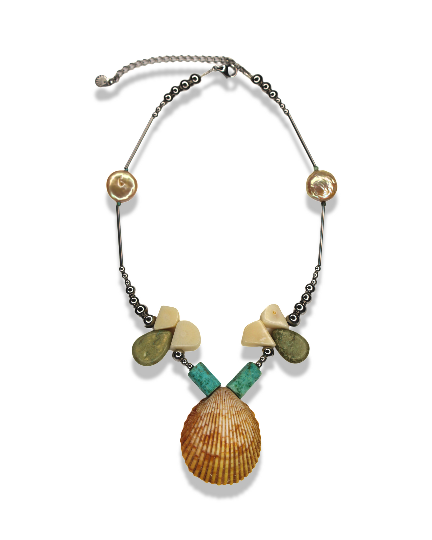 Sea shell necklace 007