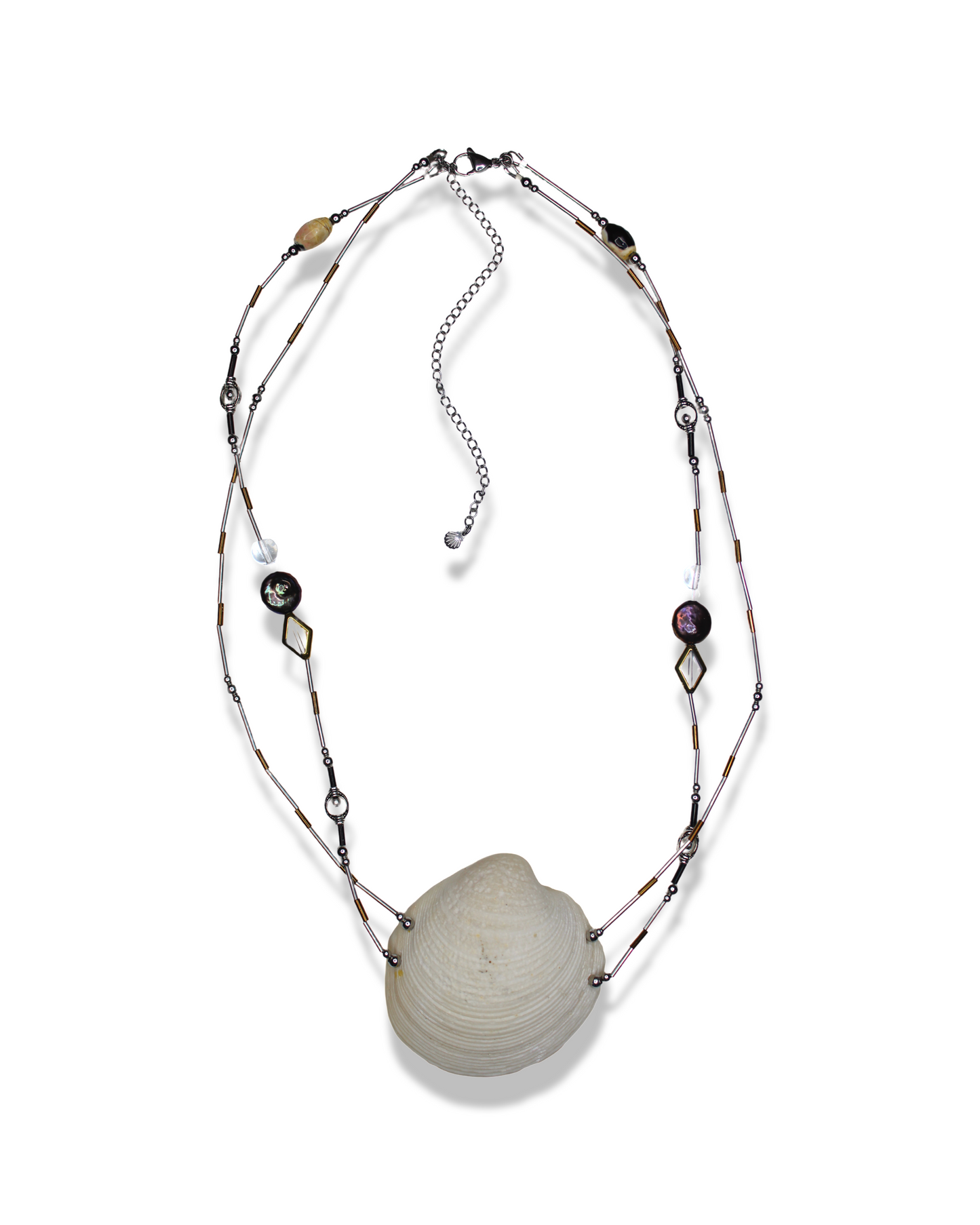 Sea shell body adornment 006