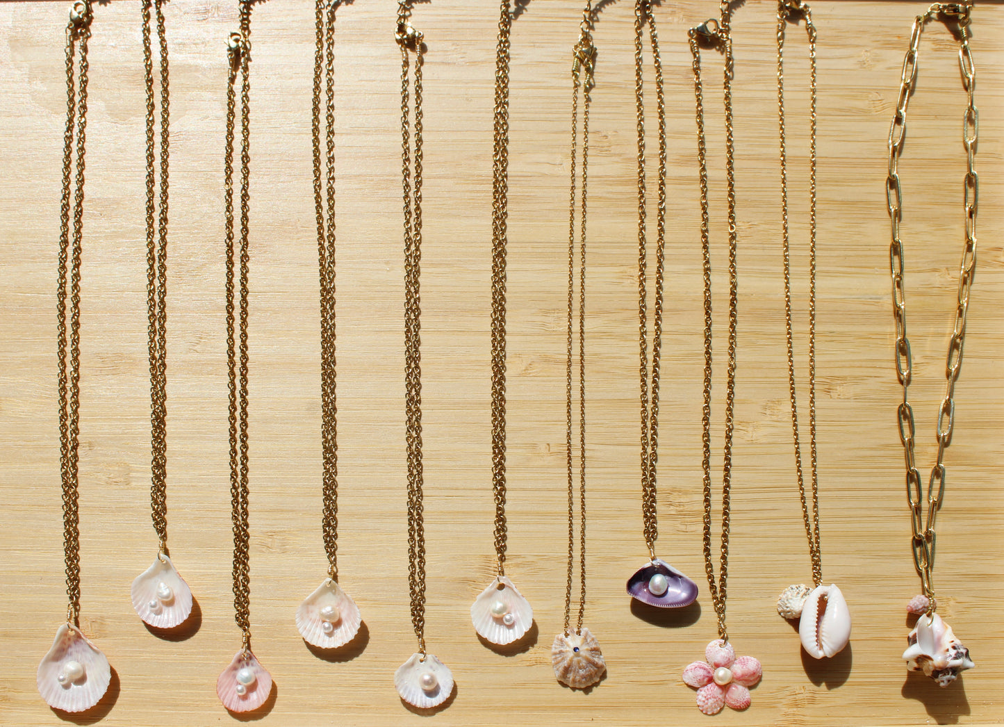 Sea shell necklace’s