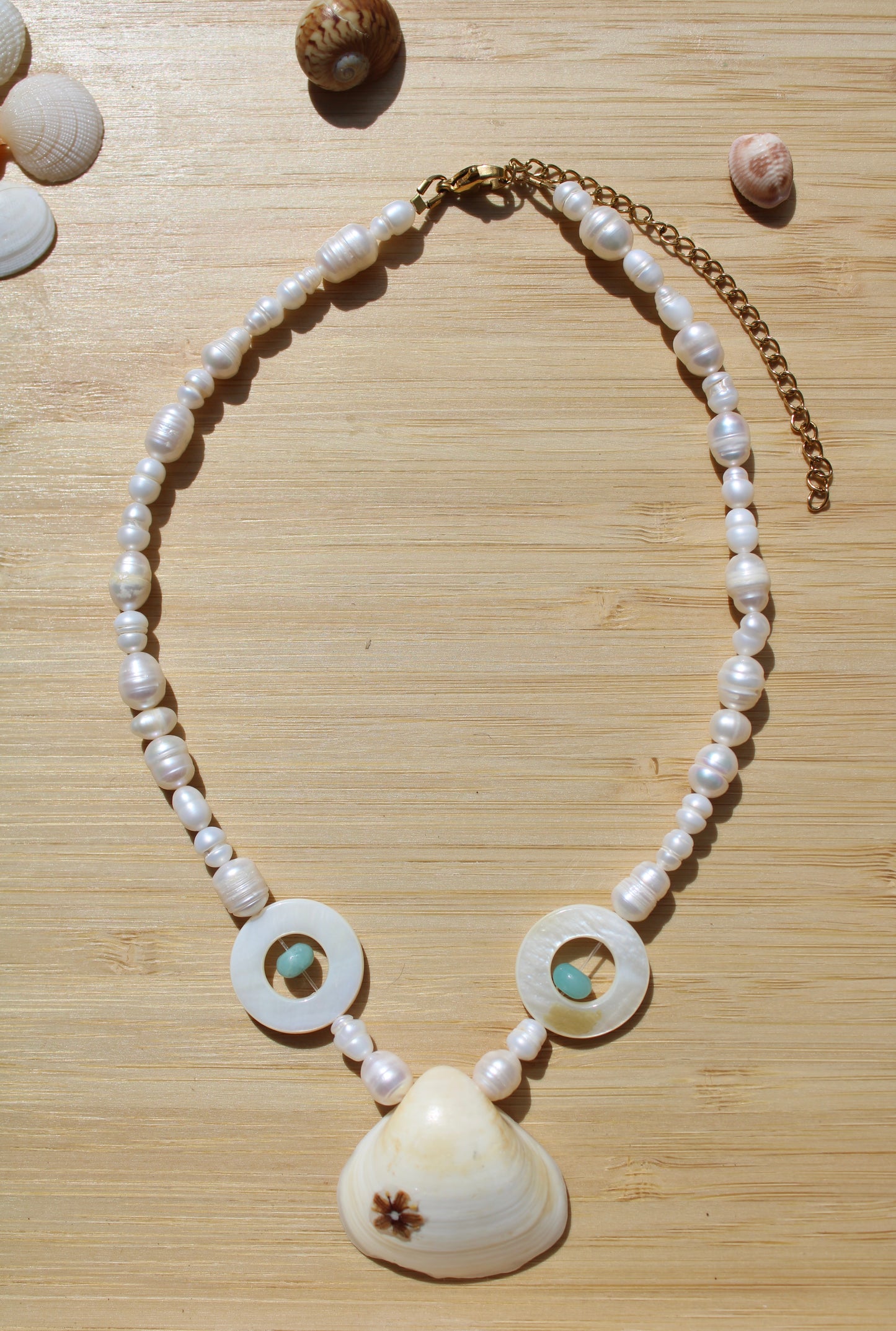 Sea shell necklace 001