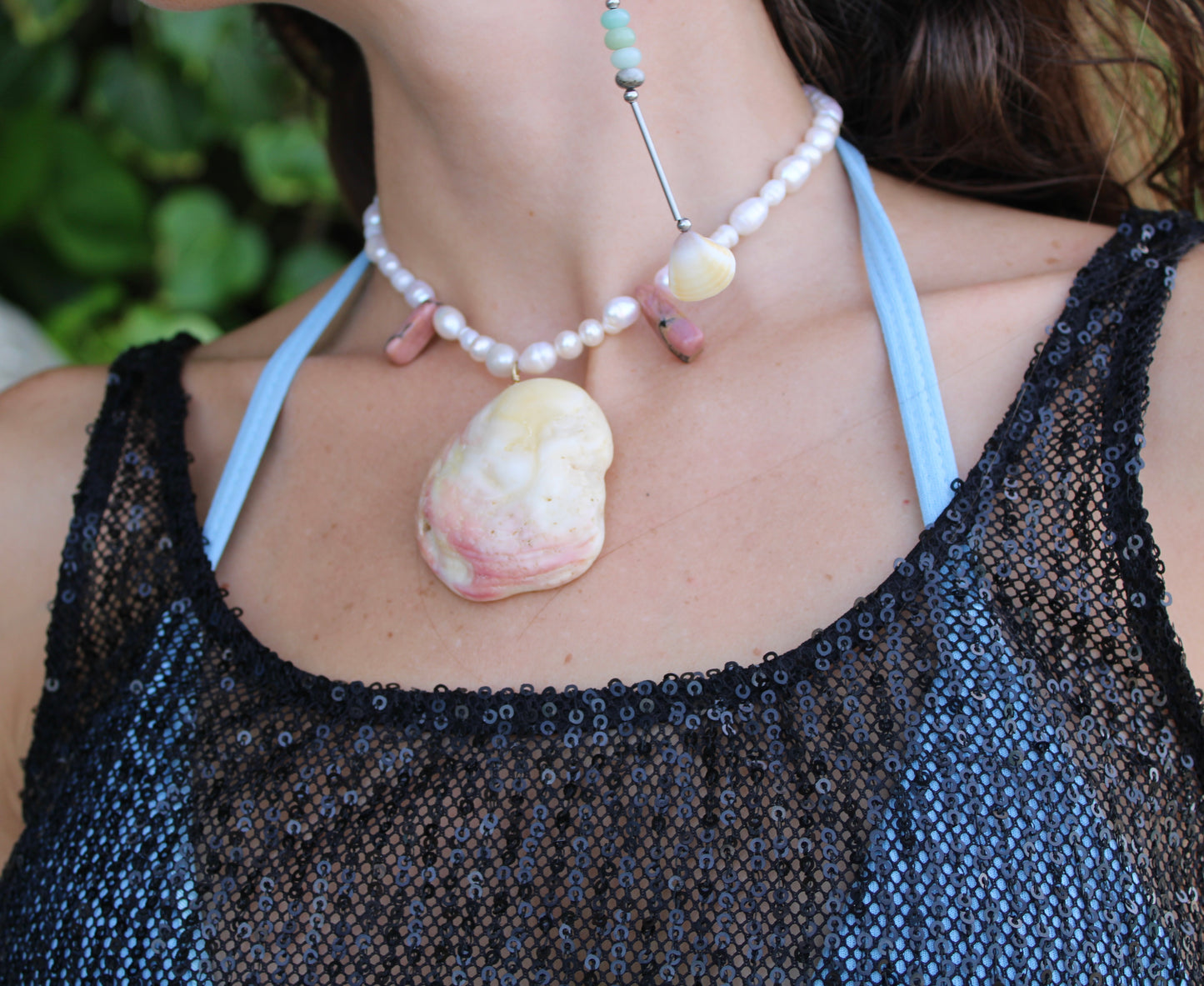 Sea shell necklace 004